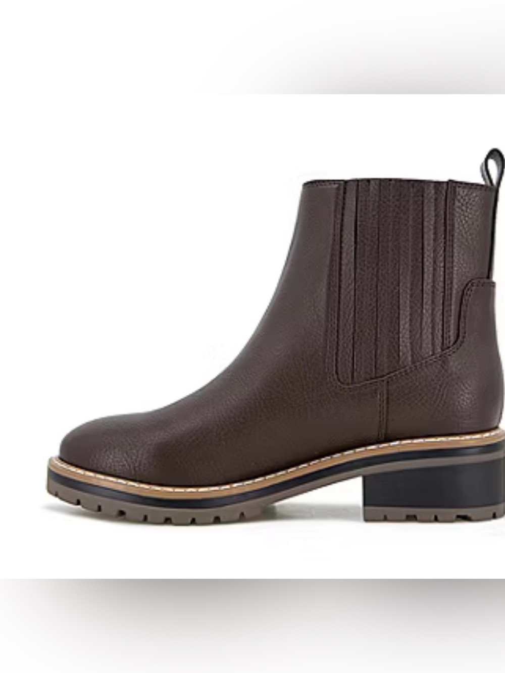 Kensie|Koda flat heel Chelsea Boots in classic brown,vegan leather••NWT Size 10 - Picture 11 of 11